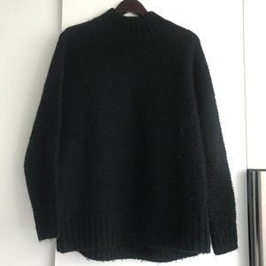 & Other Stories Black Chunky Oversized Sweater
